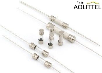 fusível diminuto de tipo cassette 100mA-24A 250V do tubo de vidro do tempo de atraso Leaded axial de 3.6x10mm com UL CUL