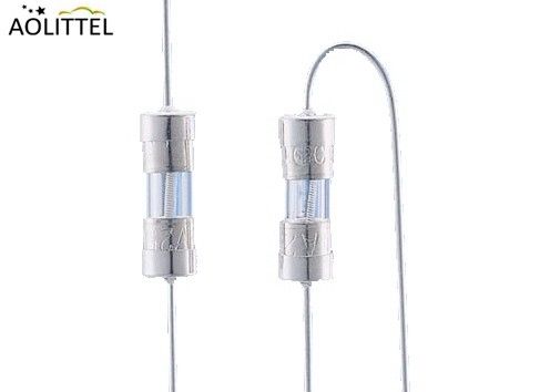 fusível diminuto de tipo cassette 100mA-24A 250V do tubo de vidro do tempo de atraso Leaded axial de 3.6x10mm com UL CUL
