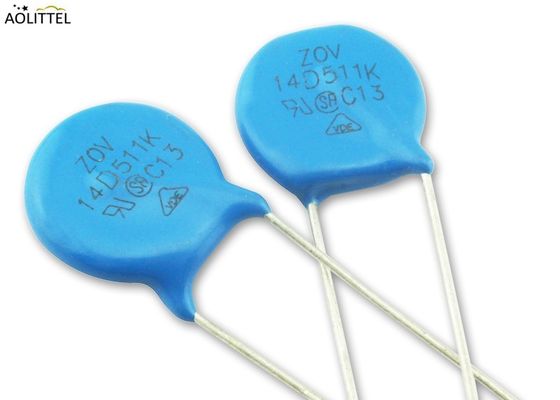 MOVIMENTOS Leaded radiais personalizados transversais do varistor de óxido metálico 14D511K do padrão SIOV de EPCOS ZOV VDR com VDE CSA ROHS do UL CUL