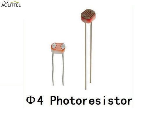 sensor fotocondutor 540nm da luz do Photoresistor da fotocélula dos CD do diâmetro de 4mm para a exposição da câmera