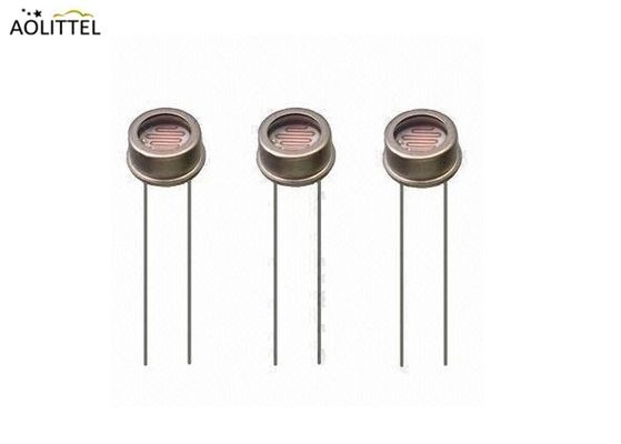 Sensor da luz do Photoresistor do LDR da capsulagem do metal do diâmetro 5mm com resistência escura 0.2-20 MOhm