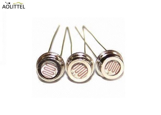 Sensor da luz do Photoresistor do LDR da capsulagem do metal do diâmetro 5mm com resistência escura 0.2-20 MOhm