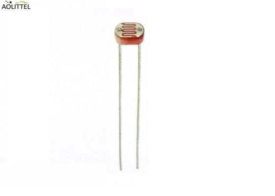 Pilha fotocondutora encapsulada dos CD da resistência de umidade 7mm plástico cerâmico para o fotosensor do Photoresistor