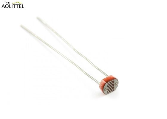 Pilha fotocondutora encapsulada dos CD da resistência de umidade 7mm plástico cerâmico para o fotosensor do Photoresistor