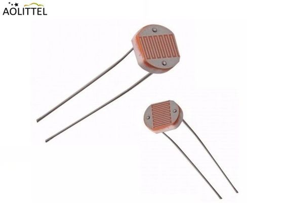 Pilha fotocondutora encapsulada dos CD da resistência de umidade 7mm plástico cerâmico para o fotosensor do Photoresistor