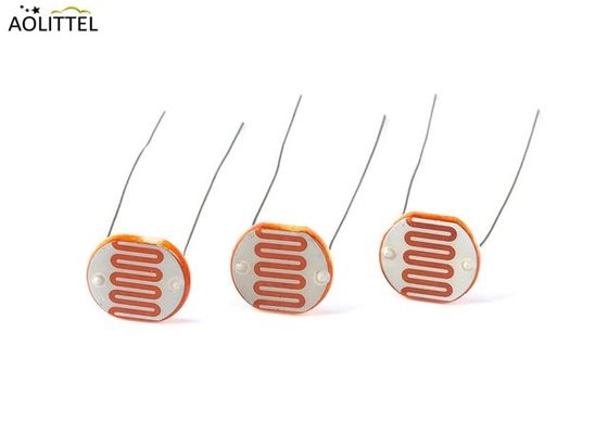 o plástico de 12mm revestiu o resistor dependente leve GM12528 10-20K do LDR para o controle claro