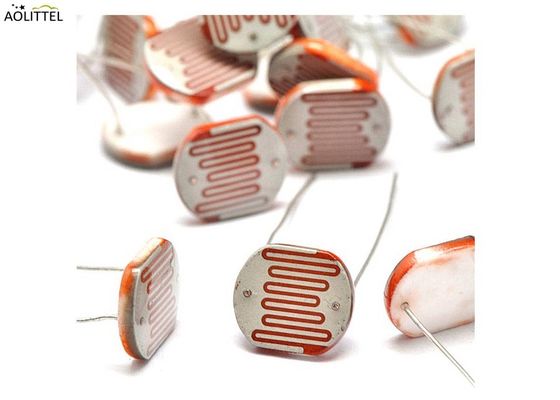o plástico de 12mm revestiu o resistor dependente leve GM12528 10-20K do LDR para o controle claro