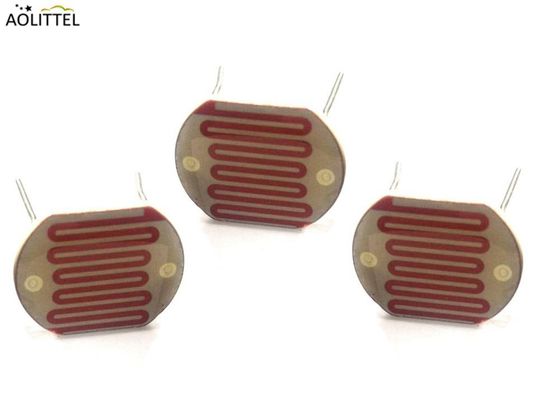 da luz cerâmica da pilha fotocondutora do Photoresistor de 25mm LDR dependente 25528 do resistor Pacakge com resistência clara 10-20K
