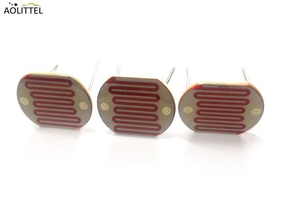 da luz cerâmica da pilha fotocondutora do Photoresistor de 25mm LDR dependente 25528 do resistor Pacakge com resistência clara 10-20K