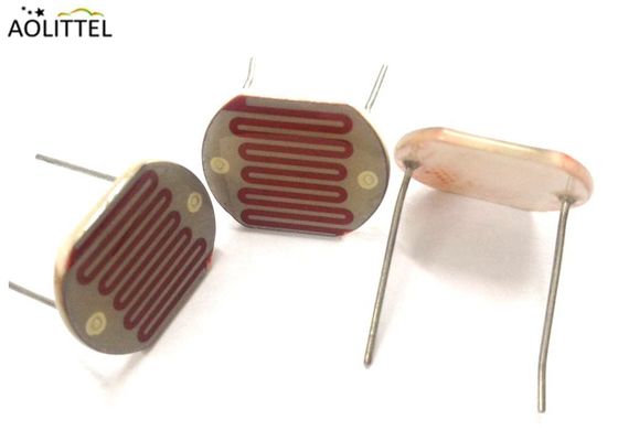 da luz cerâmica da pilha fotocondutora do Photoresistor de 25mm LDR dependente 25528 do resistor Pacakge com resistência clara 10-20K