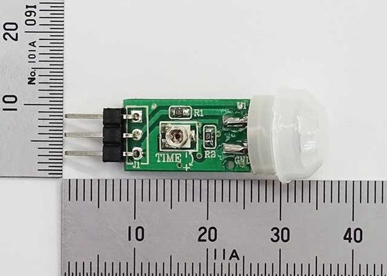 do módulo diminuto do controlador PIR Dectector de 3M-5m sensor de movimento infravermelho passivo SB412 com o resistor do PWB da lente de Fresnel