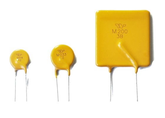 A linha tensão avaliou o fusível Resettable radial TRM075 0.75A 240V dos dispositivos LVR075S-2 PTC para reatores da iluminação do diodo emissor de luz