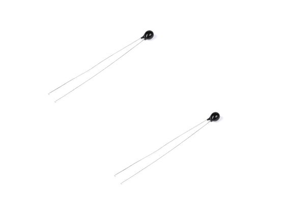 MF52 enegrecem o termistor 3KOhm 3950 do resistor térmico NTC da capsulagem da resina de cola Epoxy para o sensor de temperatura diminuto