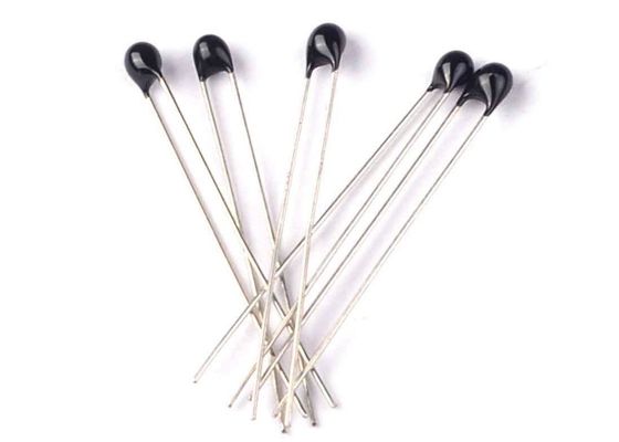 MF52 enegrecem o termistor 3KOhm 3950 do resistor térmico NTC da capsulagem da resina de cola Epoxy para o sensor de temperatura diminuto