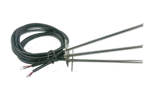 Sensor de temperatura 10K do canal do refrigerador micro 3380 600mm com a montagem de aço inoxidável da flange para o condicionamento de ar central