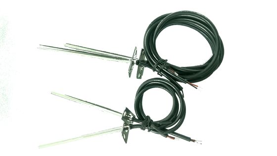 Sensor de temperatura 10K do canal do refrigerador micro 3380 600mm com a montagem de aço inoxidável da flange para o condicionamento de ar central