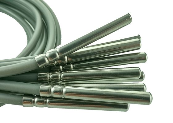 Sensor de temperatura da resistência da platina da classe B PT100 da RTD micro um comprimento de 2 medidores com 6x50mm 304 de aço inoxidável que abrigam