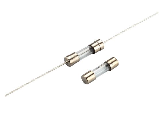 Fusível deatuação com saídas axiais 1.25A do tubo de vidro do certificado japonês 5x20 milímetro F de PSE com baixa capacidade de quebra