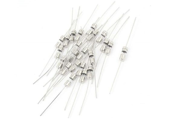 Fusível diminuto Leaded axial T5AL250V 5A 250VAC 500PCS do tubo de vidro do tempo de atraso do sopro lento do VDE 4x11mm de Alemanha pelo saco