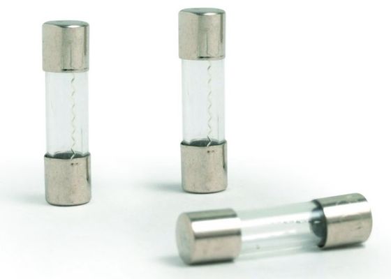 fusível rapidamente de atuação cilíndrico do tubo de vidro de fusíveis de cartucho 8AG AGX 250VAC 500mA 6x25mm com 6,25 milímetros de velocidade rápida do X.25 milímetro