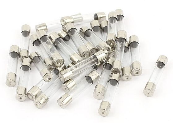 fusível ativo rápido 6.3Amp 250VAC 125VAC do tubo de vidro do carro do sopro rápido de 6.35x30mm para o grampo Inline do suporte do fusível da montagem do PWB