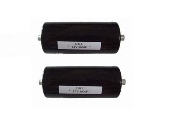 Capacitores super bondes do capacitor 2.7V 3000F da dupla camada de EDLC com baixo ESR terminal rosqueado Ultracapacitors