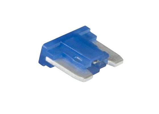 Fusível liga de zinco da lâmina do perfil baixo 10.9mm o mini avaliou o azul de 32VDC 58VDC 60VDC 15A para o automóvel de passageiros automotivo