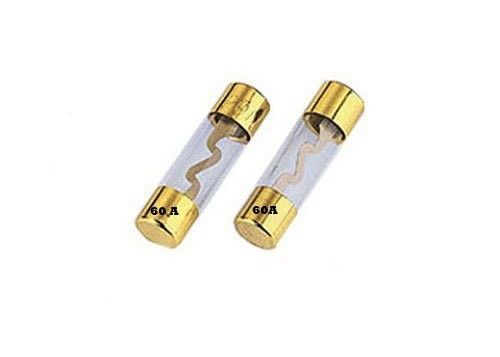 Car Auto Vehicle Audio Amplifier Stereo S Shape Element Glass Tube AGU 10x38mm Auto Fuse 10-80A 32VDC With Gold Plated