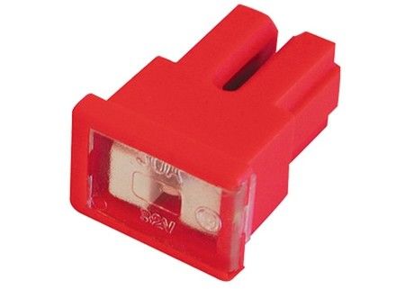 vermelho plástico moldado Cor-codificado da relação 50Amp 32V do fusível do carro do tempo de atraso da forma do quadrado do alojamento para Nissan automotivo