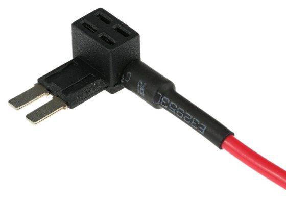 Micro2 o micro II ATA adiciona uma Em-linha vermelho do circuito 32V 15A do suporte UL1015 16AWG do fusível do caminhão do carro mini auto com adaptador do fusível