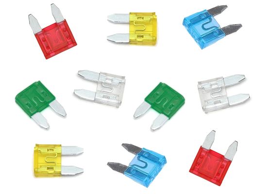 ISO8820-3 fusível 25A 32V 11mm natural da lâmina do ATM do carro automotivo do padrão BFMN-1225 mini para a Em-linha adaptador do suporte do fusível