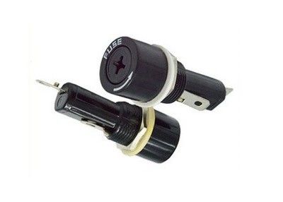 Suporte vertical Choque-seguro entalhado H3-02 10A 250VAC do fusível do PWB da montagem de Fingergrip do tampão para o fusível cilíndrico do tubo de vidro de 5x20mm