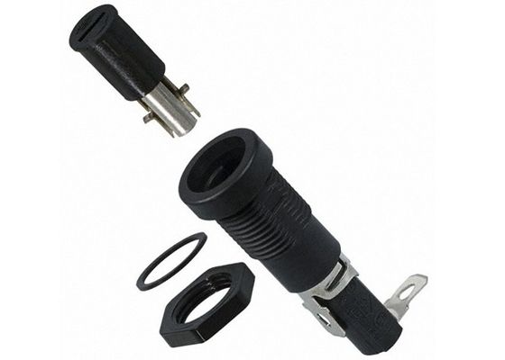 Suporte vertical Choque-seguro entalhado H3-02 10A 250VAC do fusível do PWB da montagem de Fingergrip do tampão para o fusível cilíndrico do tubo de vidro de 5x20mm