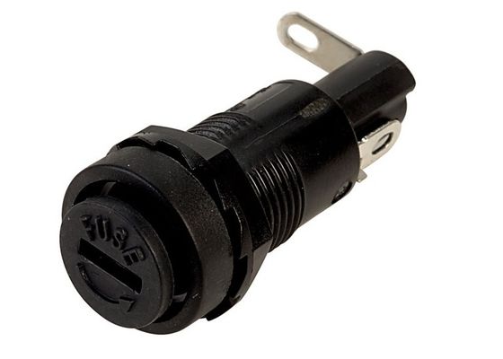 1 de Polo do plano bloco clássico R3-11 do suporte do fusível do PWB da baioneta do perfil baixo muito para o fusível de vidro 10A 250V de 5x20mm