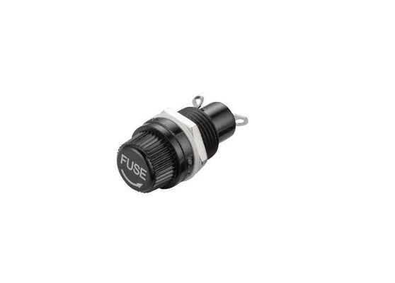 Tipo diminuto bloco do parafuso da inflamabilidade de UL94 V0 da caixa do suporte do fusível do PWB do cartucho para os fusíveis cerâmicos 10A 250V do tubo de 5x20mm