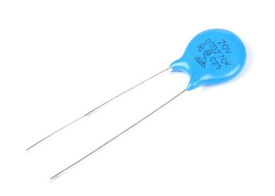 Resistor padrão do dependente da tensão do varistor de óxido metálico 175VAC de óxido de zinco 270V do disco 07D271K 271 da série 7mm de D 225VDC