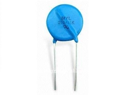 Resistor rápido 25D101K 100V do varistor do óxido de zinco da resposta VDR 25mm da supressão da sobretensão para a proteção do impulso