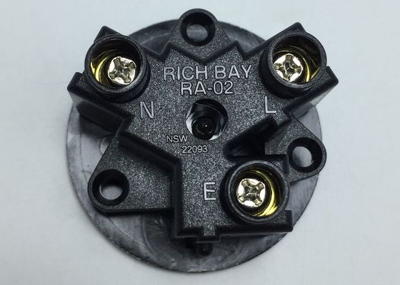 Tomada de soquete elétrica 3 Polo do poder termoplástico residente do receptáculo 94V-2 Austrália da C.A. do International 15 ampère 250VAC