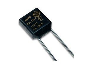 Fusível térmico da temperatura da liga do quadrado do TF 115℃ 250V 1A A2-1A-F do fusível da interrupção de Aupo com os certificados do VDE PSE CCC KTL do UL CUL