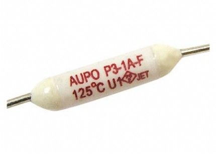 Do fusível térmico axial de uma interrupção de 102 graus alojamento cerâmico com baixa resistência interna