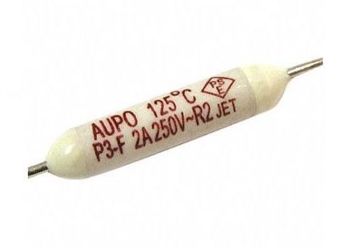 Leaded axial térmico cerâmico da interrupção 125C 250V 2A do TF do fusível da pelota Subminiature de Aupo P3-F Pico para o condicionador de ar