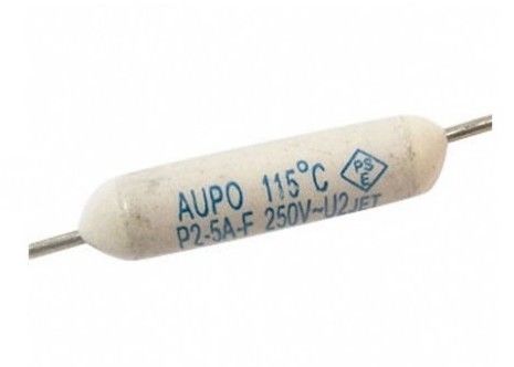 interrupção térmica sensível à temperatura 115C 250V 5A P2-5A-F do TF do fusível do tempo do Anti-impulso uma para dispositivos de cozimento