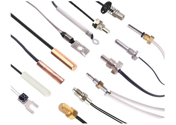 Sensor de temperatura de aço inoxidável 100KOhm do termistor NTC do anel de bronze do alojamento 3950 para o fabricante do aquecedor de água e de café