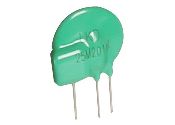 Baixo varistor de óxido metálico TMOV do disco 3Pin da corrente 14mm do escapamento 300Vac protegido termicamente com interrupção térmica TCO
