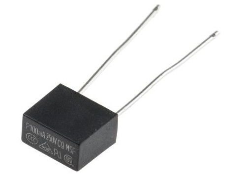Fusível MSF 005 F5A 250V 8.35x7.7mm do sopro rápido termoplástico preto Leaded radial do bloco da munição do VDE CSA do UL micro