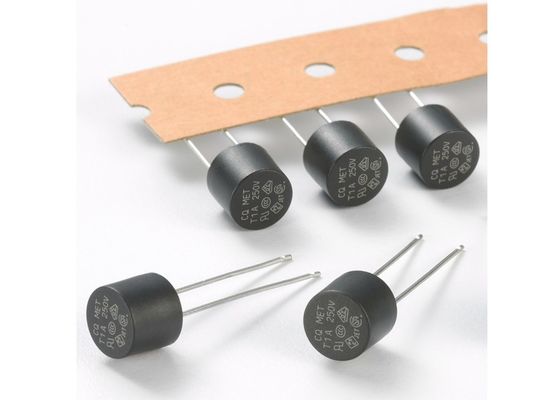 Mergulhe em volta UL ENCONTRADO 250V feito sob medida Subminiature do fusível T3.15A 3.15A 277V 8.35x7.7mm da retardação radial do prazo de execução do micro