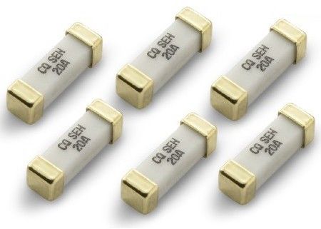 O UL aprovou ouro cerâmico quadrado o fusível de superfície chapeado da montagem 1032 ELA SEG 500mA-30A 125V 300V 10.1x3.1x3.1mm