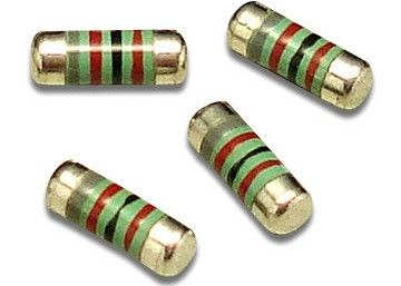 Resistores de filme sem fôlego sem chumbo 0.125W do metal do carbono do fio fundível MELF do Anti-impulso 0204 0207 0309 SMD 0.25W 0.5W 1W 2W