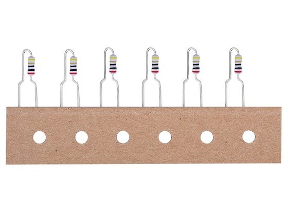 Ohm sem fôlego ±5% do resistor 0.1-1000 do fio fundível Não-indutivo à prova de chama de KNP 0.25-10W com o tamanho menor disponível