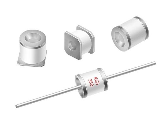 Tubo de descarga Leaded 6x5.5mm axial do gás do GDT de Gap de faísca 350V do interruptor de KG5 2R350L 15%